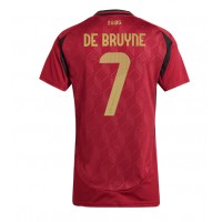 Dres Belgija Kevin De Bruyne #7 Domaci za Žensko EP 2024 Kratak Rukav